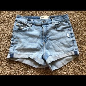 Light Denim Shorts
